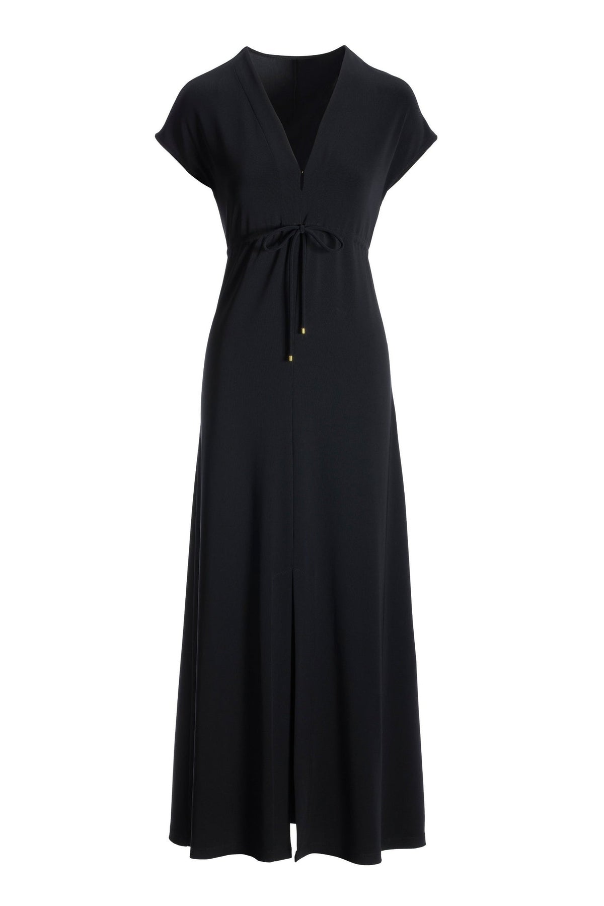 Clara's tiefschwarzes Maxikleid