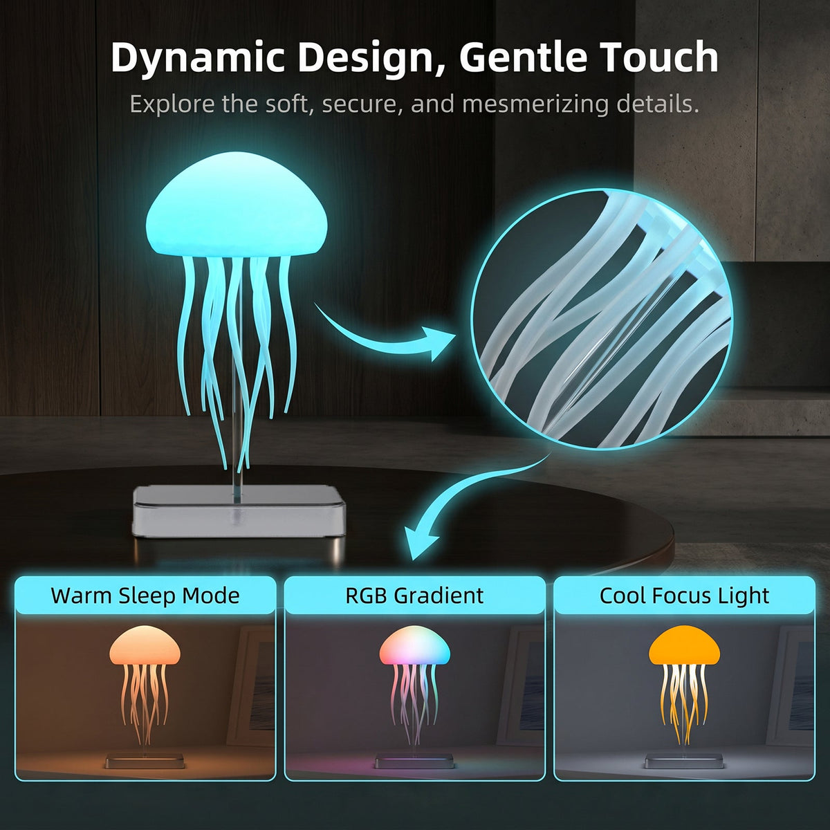 Lumijoy™ – Kabellose 16-Farben-Nachtlampe mit Touch-Steuerung