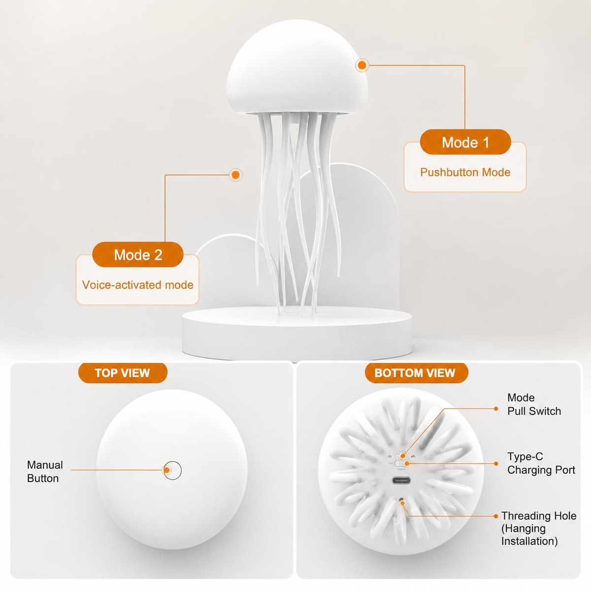 Lumijoy™ – Kabellose 16-Farben-Nachtlampe mit Touch-Steuerung