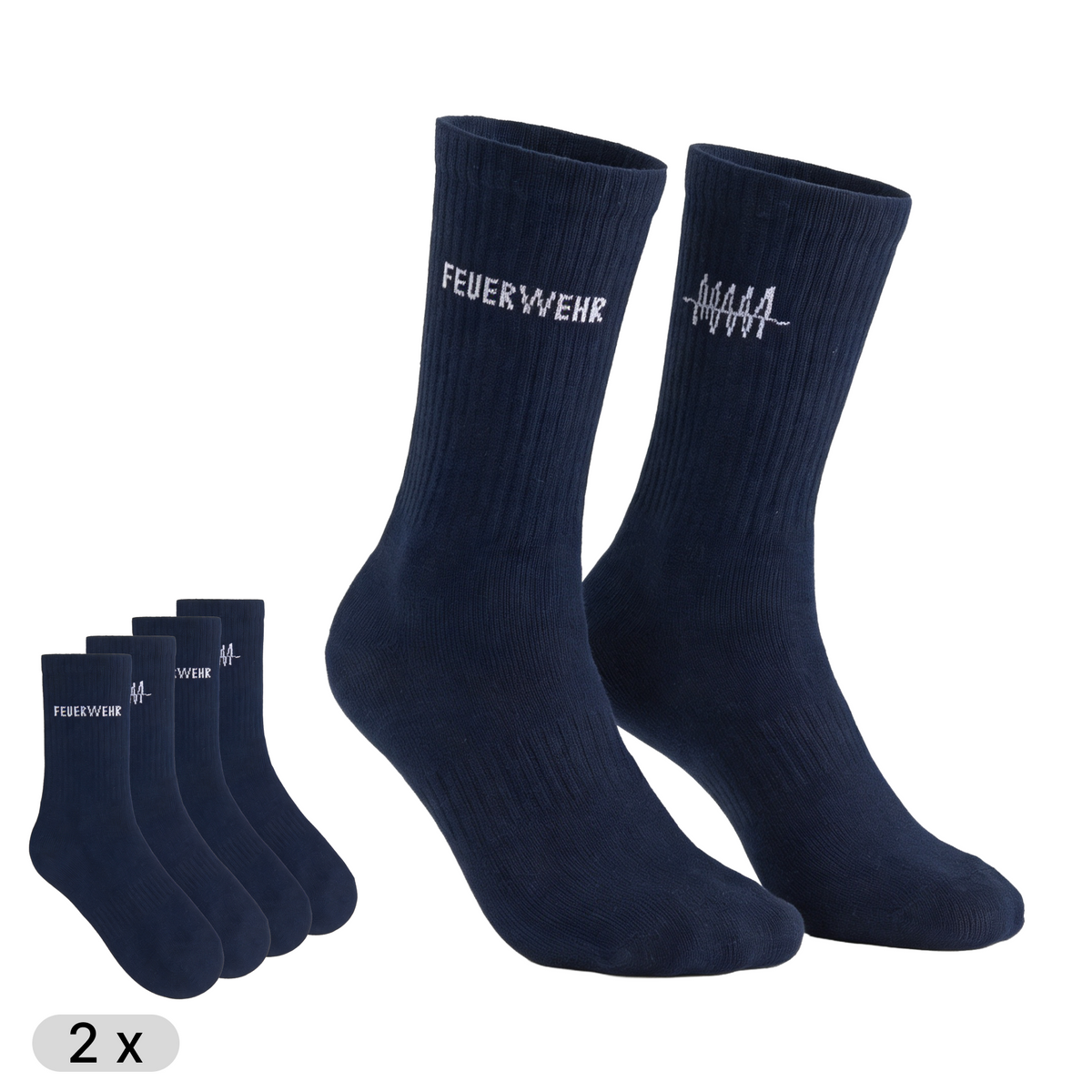 UrbanCrew™ – Schwarze High-Cut-Socken für Alltag & Streetwear