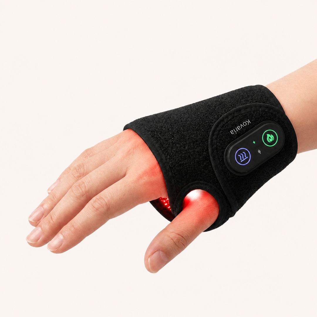 NervoGlow™ – Dual-Wellenlängen-Rotlichttherapie für das Handgelenk
