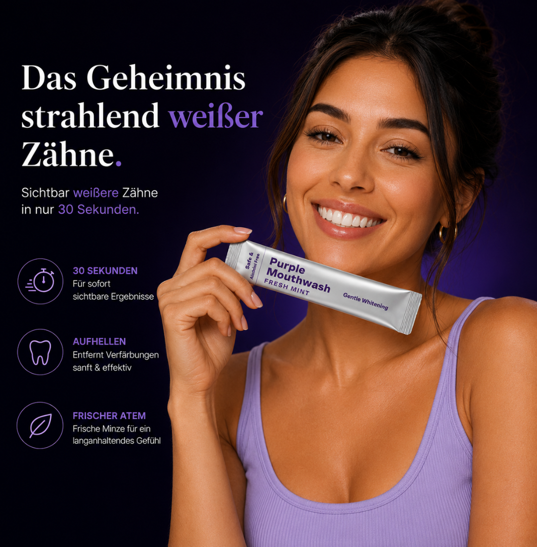 OralLume™ – Violette Mundspülung für die tägliche Zahnpflege