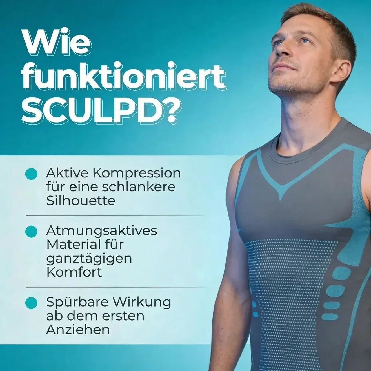 Formiva™ Figurformendes Shirt für sofortige Kontur und Halt