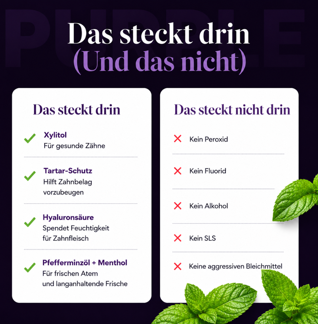 OralLume™ – Violette Mundspülung für die tägliche Zahnpflege