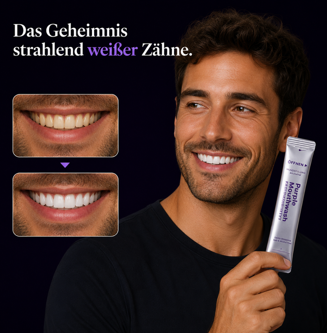 OralLume™ – Violette Mundspülung für die tägliche Zahnpflege